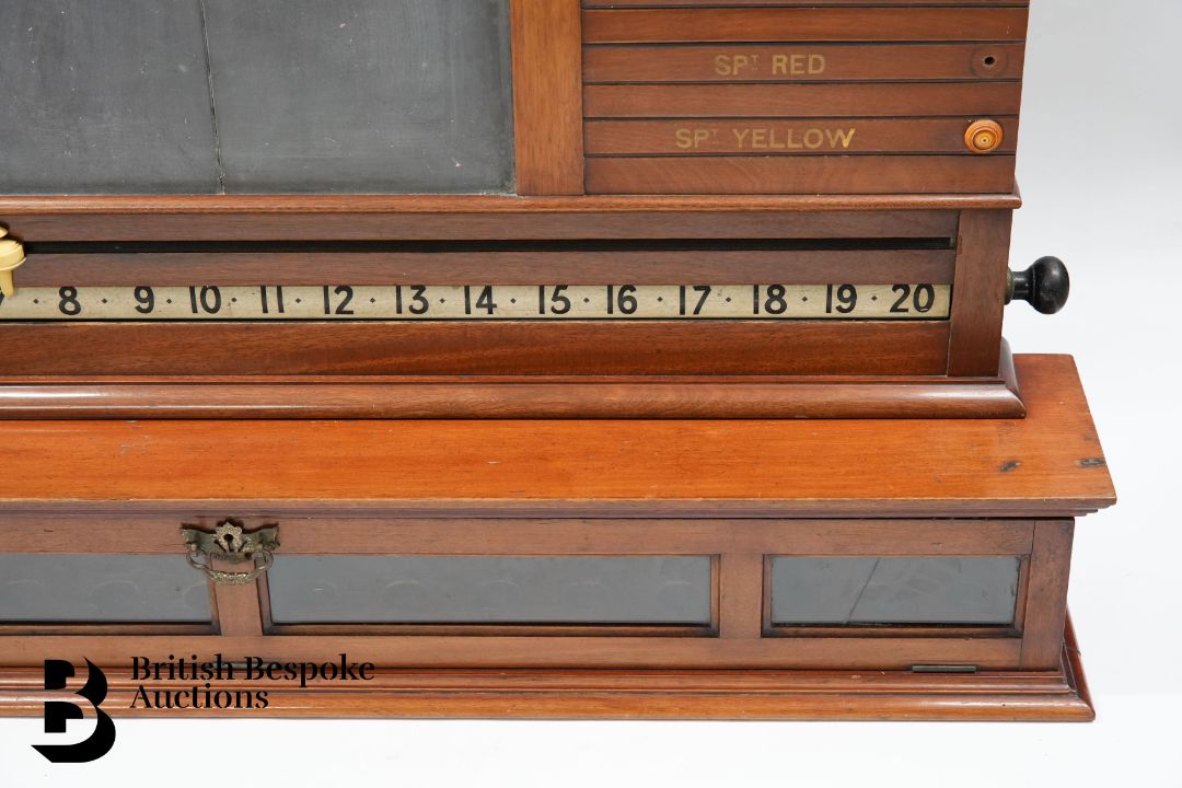 Edwardian Orme & Sons Snooker/Billiards Score Board and Table Canopy Light - Image 3 of 6