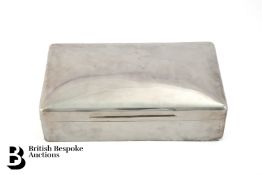 Silver Table Cigarette Box