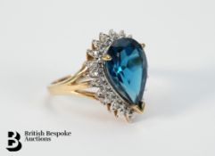 9ct Gold Semi-Precious Stone Ring