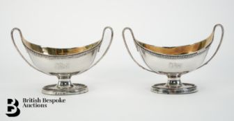 Pair of Georgian Silver Salt Cellars