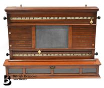Edwardian Orme & Sons Snooker/Billiards Score Board and Table Canopy Light