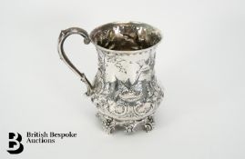 Victorian Silver Christening Mug