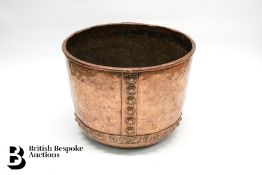 Arts and Crafts Copper Fire Bucket