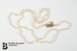 Double Strand Seed Pearl Necklace
