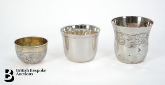 French Silver Beaker