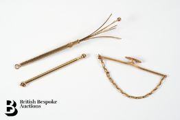 Gentleman's 9ct Gold Items