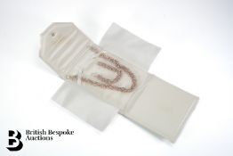 Catherine Best Silver and Crystal Necklace and Bracelet Set