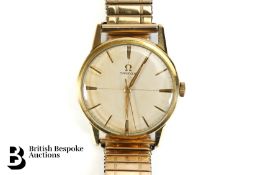 Vintage Gentleman's Gold Plated Omega Wrist Watch