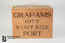 Twelve Bottles of Graham Vintage Port 1977