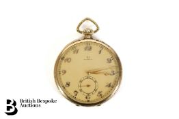 14ct Gold Omega Dress Pocket Watch
