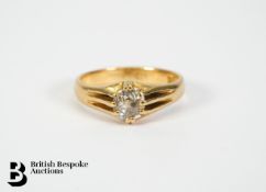 18ct Diamond Solitaire Ring