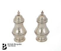 Pair of Silver Pepper Grinders