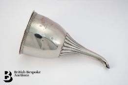 George III Silver Wine Funnel