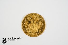 Austrian Empire Gold Ducat Coin