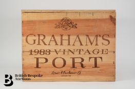Twelve Bottles of Graham Vintage Port 1983