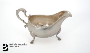 Irish Silver Sauce Boat
