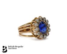 Sapphire and Diamond Ring