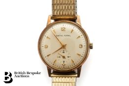 Gentleman's 9ct Gold Smiths Astral Wrist Watch