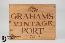 Twelve Bottles of Vintage Graham Port 1977