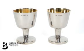 Pair of Silver Goblets