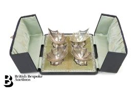 Four Edward VII Silver Bon Bon Dishes