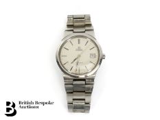 Gentleman's Stainless Steel Omega Geneve Wrist Watch