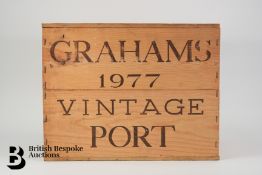 Twelve Bottles of Graham Vintage Port 1977