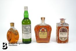Four Bottles of Vintage Scotch Whiskey