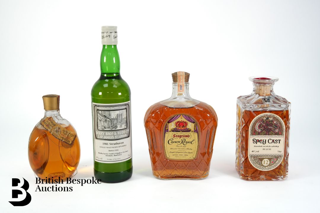 Four Bottles of Vintage Scotch Whiskey - Image 1 of 2