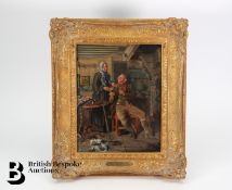 Late 19th Century Oil on Panel