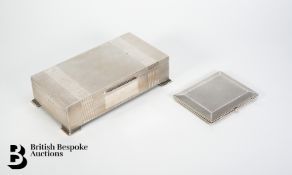 Silver Table Cigarette Box