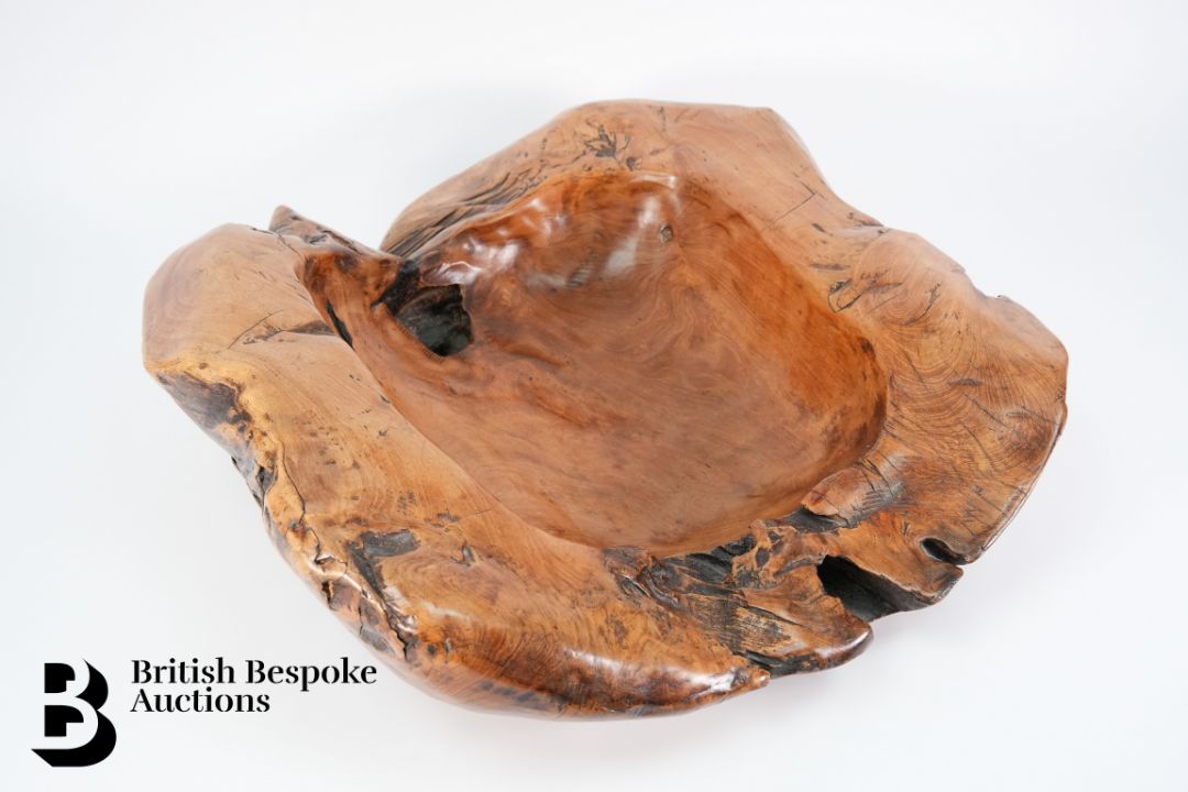 Burr Walnut Bowl - Image 2 of 2