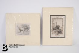 Two Antique Engravings