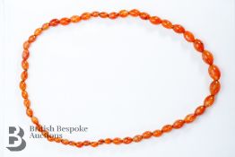 Victorian Carnelian Graduated Necklace