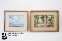 Kate Gerber (20th Century) Watercolours