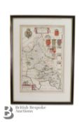 Johannes Blaeu County Map of Buckingham