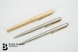 Three Parker Pens