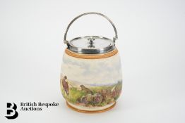 Vintage Taylor, Tunnicliffe & Co English Biscuit Barrel