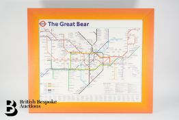 Framed Underground Maps