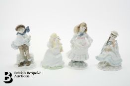Limited Edition Coalport Figurines