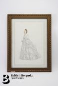 Mildred Clara Walker Pencil Drawing