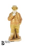Royal Worcester John Bull Figurine