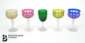 Tudor Crystal Coloured Wine Glass