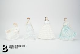 Coalport Bone China Figurines