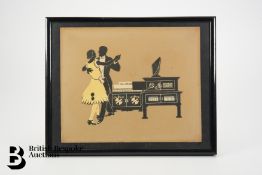 Early 20th Century Paper Silhouette