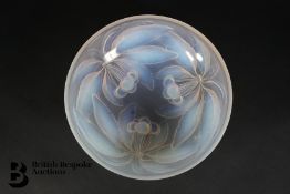 G Vallon French Art Deco Glass Bowl