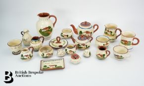 Dartmouth Pottery and Devon Motto Ware