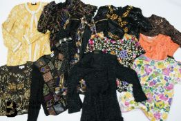 Box of Beaded and Sequinned Evening Wear Size 6-10