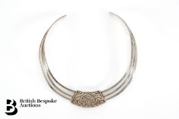 Silver Collar Necklace