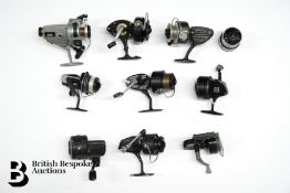 Assortment of Course Fishing Reels
